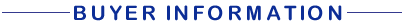 Buyer Information Header